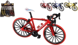 Pirkstu velosipēds (metāls/plastmasa) 19 cm dažādās krāsās