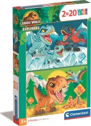 Puzzle 2x20 Pieces Jurassic World