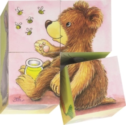 Goki koka klucīši ar dzīvnieku mazuļiem – 4 gab.