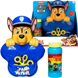 Burbuļu pūtējs ar šķīdumu PAW PATROL Chase, 100 ml