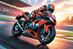 Trefl puzle Ātrais motociklists 100 detaļas