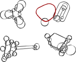 Metāla mīklas bērniem un pieaugušajiem