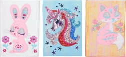 Atmiņu albums ar 80 tukšām lapām 15x21 cm, dažādas krāsas