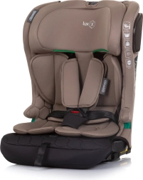 Autokrēsliņš i-Size 76–150 cm ar Isofix CHIPOLINO Lux X – Macadamia