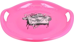 Baby Mix sniega šķīvis 60 cm Snowflake Music rozā