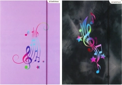 STARPak A4 document folder with music motif - 1 piece