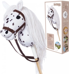 Hobby zirgs uz kociņa HOPPIHORSE A3 ar leoparda rakstu