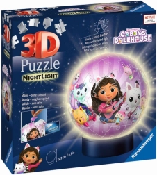 Ravensburger 3D spīdošā puzzleball Gābinas burvju namiņš, 72 gabali