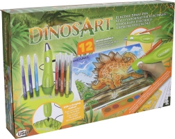 DinosArt aerogrāfa krāsojamo attēlu komplekts
