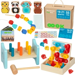 Montessori izglītojošais komplekts bērniem 19–21 mēnešu vecumā - TOOKY TOY
