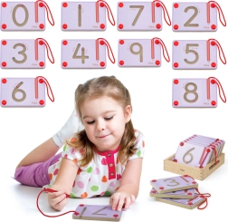 VIGA Magnetic Number Writing Practice Boards FSC Montessori