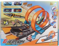 Bērnu sacīkšu palaišanas trase ar dubulto cilpu, 36 detaļas