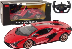 R/C auto Lamborghini Sian FKP 37 Rastar 1:14 s tālvadības pulti, sarkans