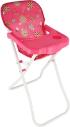 Saliekamais leļļu barošanas krēsliņš ar paplāti
