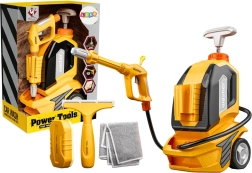 Kids' pressure washer with water function with squeegee, sponge and cloth