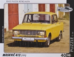 Retro puzle Moskvich 412 (1974) - 40 gabali