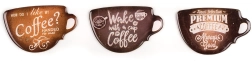 Magnēti Coffee, dekoru mikss, 3 gab.