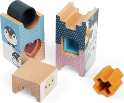 Arktiskā torņa puzles kubs Bigjigs Toys