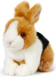 Pūkains trusītis brūni-melni-balts 15 × 17 cm