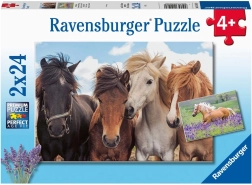 Ravensburger puzle Zirgi 2×24 gabaliņi