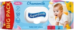 Mitrās salvetes Superfresh Baby 120 gab.