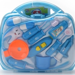 Bērnu zobārsta komplekts koferītī – ārsta spēle no 3 gadiem
