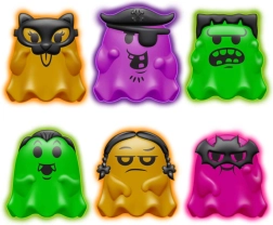 Schylling NeeDoh spiežamais spoks, kas spīd tumsā