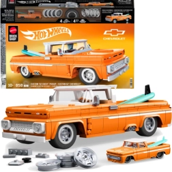 Konstruktors HOT WHEELS Elite Brick Shop Custom ’62 Chevrolet, 858 detaļas