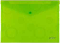NEO COLORI A4 Snap-Button Wallet, Green