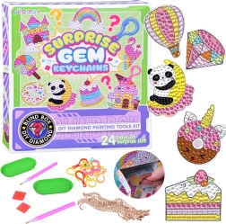 Radošs adventes kalendārs ar dimanta krāsošanu – piekariņi