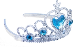 Ziemas princeses kronis ar zilām akmentiņiem