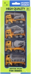 Plastmasas celtniecības automašīnu komplekts