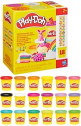 Play-Doh lielais komplekts ar 18 trauciņiem