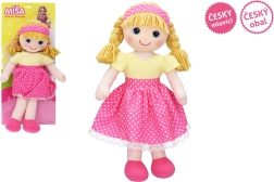 Auduma dziedošā lelle Mīša Ruzīčkova 55 cm