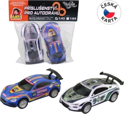 Rezerves automašīnītes auto trasei 1:43 – komplekts 2 gab.