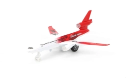 Metāla vilkšanas lidmašīna ar mūziku un gaismām