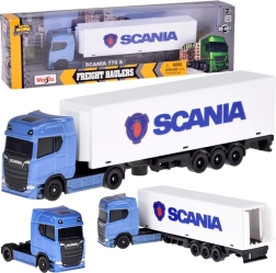 Maisto metāla vilcēja modelis SCANIA 770S ar piekabi 1:64
