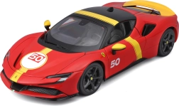 Bburago modelis 1:18 Ferrari SF90 Stradale Assetto Fiorano – sarkans