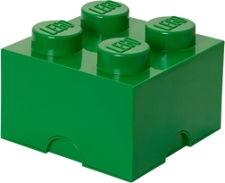 LEGO uzglabāšanas kaste 4 tumši zaļa