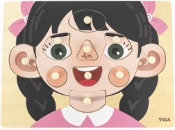 Koka ieliekamā puzle – meitenīte