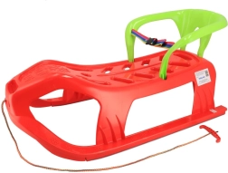 Plastmasas kamanas ar atzveltni Baby Mix Snow Star sarkanas