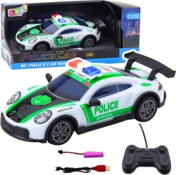 Sporta policijas RC drifta auto ar LED apgaismojumu 1:22