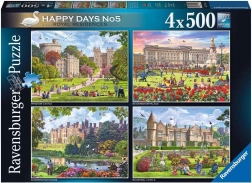 Ravensburger puzle Lielbritānijas karaliskās rezidences 4x500 gabaliņi