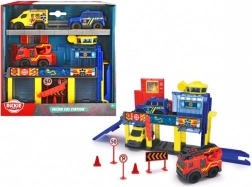 Dickie Toys SOS mini glābšanas stacija ar 3 Mercedes‑Benz transportlīdzekļiem