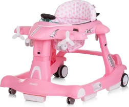 Staigulis 3in1 Lidmašīna Rozā