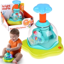 Krāsaina rotaļlieta virpulis ar melodijām un LED gaismām