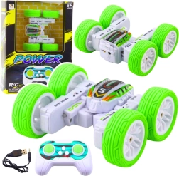 Kaskadieru RC auto 360° 1:32 zaļš