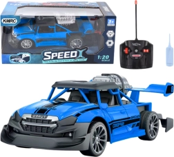 RC auto 1:20 ar tvaika efektu un gaismām – zils