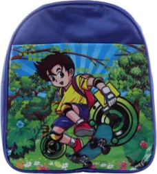 Children's Backpack - Boy on a Skateboard