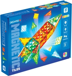 Magnētiskais konstruktors GEOMAG Gems Rocket – 32 detaļas